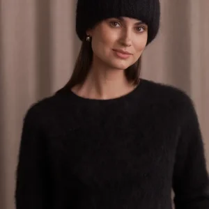 Paksu pipo kid mohair -sekoitteesta, Black