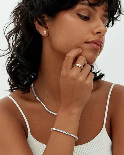 Eva | Tennis Moissanite -rannekorut - Image 5